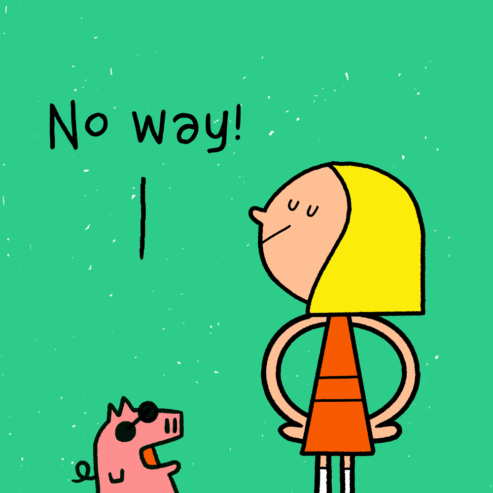 HER! (Girl vs Pig) Reboot #14 — panel 2