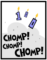 HER! (Girl vs Pig) #100 — her anniversary! — panel 2