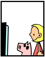 HER! (Girl vs Pig) #105 — her cnn! — panel 2