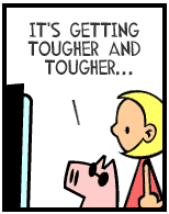 HER! (Girl vs Pig) #105 — her cnn! — panel 3