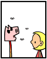 HER! (Girl vs Pig) #107 — her allegory! — panel 2