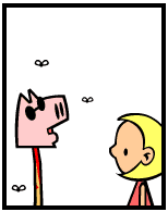 HER! (Girl vs Pig) #107 — her allegory! — panel 3