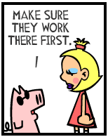 HER! (Girl vs Pig) #110 — her makeover! — panel 4