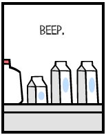 HER! (Girl vs Pig) #115 — her milk! — panel 3