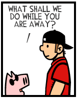 HER! (Girl vs Pig) #119 — her ziggy! — panel 1