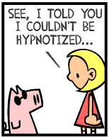 HER! (Girl vs Pig) #11 - her hypnotism! - panel 4