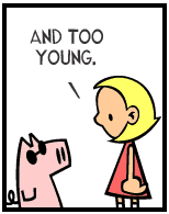 HER! (Girl vs Pig) #123 — her electoral system! — panel 4