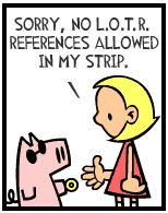 HER! (Girl vs Pig) #127 — her ring! — panel 2