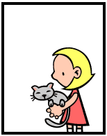 HER! (Girl vs Pig) #128 — her kitten! — panel 2