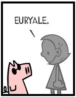 HER! (Girl vs Pig) #129 — her petrification! — panel 4