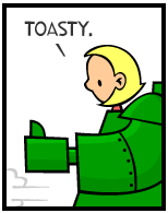 HER! (Girl vs Pig) #130 — her code! — panel 4