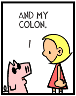 HER! (Girl vs Pig) #136 — her song! — panel 4