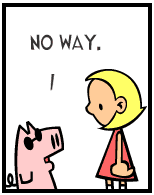 HER! (Girl vs Pig) #138 — her movie! — panel 2