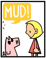 HER! (Girl vs Pig) #13 — her friend! — panel 2