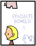 HER! (Girl vs Pig) #141 — her evacuation! — panel 2