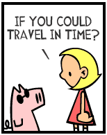 HER! (Girl vs Pig) #142 — her lake! — panel 2