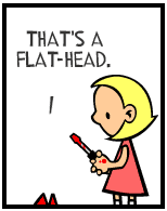 HER! (Girl vs Pig) #144 — her screwdriver! — panel 4