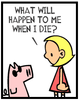 HER! (Girl vs Pig) #145 — her fate! — panel 1
