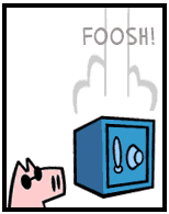 HER! (Girl vs Pig) #147 — her plot! — panel 2