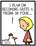 HER! (Girl vs Pig) #149 — her new rival! — panel 2