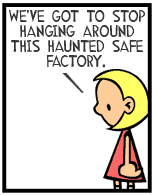 HER! (Girl vs Pig) #14 — her safe! — panel 4