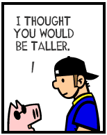 HER! (Girl vs Pig) #159 — her bishop! — panel 4