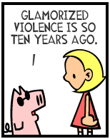 HER! (Girl vs Pig) #160 — her glamorization! — panel 1