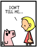 HER! (Girl vs Pig) #160 — her glamorization! — panel 2