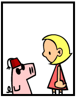 HER! (Girl vs Pig) #161 — her playa! — panel 3