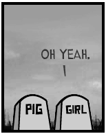 HER! (Girl vs Pig) #162 — her mistletoe! — panel 4