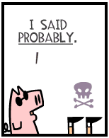 HER! (Girl vs Pig) #163 — her mushroom! — panel 4