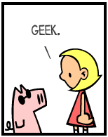 HER! (Girl vs Pig) #167 - her harpoon! - panel 4