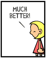 HER! (Girl vs Pig) #16 — her change! — panel 4