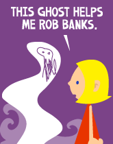 HER! (Girl vs Pig) #188 — her ghosts! — panel 1