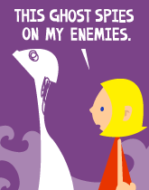 HER! (Girl vs Pig) #188 — her ghosts! — panel 2