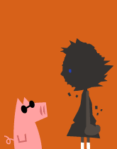 HER! (Girl vs Pig) #189 — her ice! — panel 1