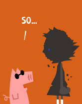 HER! (Girl vs Pig) #189 — her ice! — panel 2