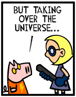 HER! (Girl vs Pig) #18 — her plot! — panel 3