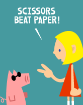 HER! (Girl vs Pig) #192 — her struggle! — panel 1