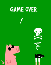 HER! (Girl vs Pig) #194 — her power up! — panel 4