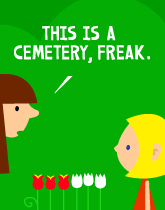 HER! (Girl vs Pig) #198 — her garden! — panel 4