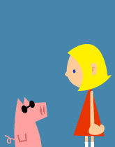 HER! (Girl vs Pig) #199 — her death wish! — panel 2