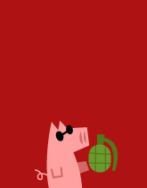 HER! (Girl vs Pig) #204 — her heart! — panel 3