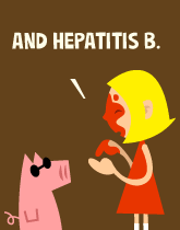 HER! (Girl vs Pig) #207 — her blood! — panel 4