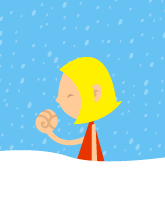 HER! (Girl vs Pig) #209 — her snow! — panel 2