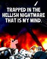 HER! (Girl vs Pig) #211 — her mind! — panel 2