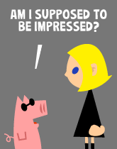 HER! (Girl vs Pig) #212 - her symbiote! - panel 2