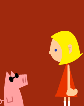 HER! (Girl vs Pig) #218 — her bacon! — panel 4