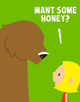 HER! (Girl vs Pig) #221 — her bear! — panel 2