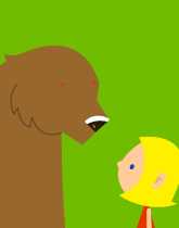 HER! (Girl vs Pig) #221 — her bear! — panel 3